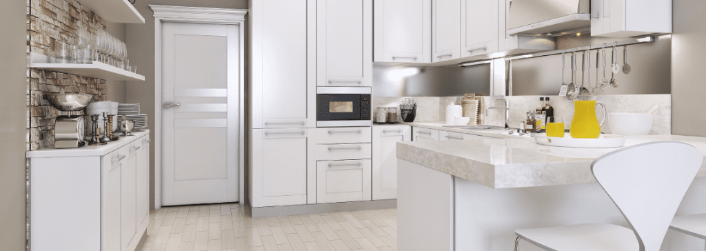 Neutral coloured kitchen